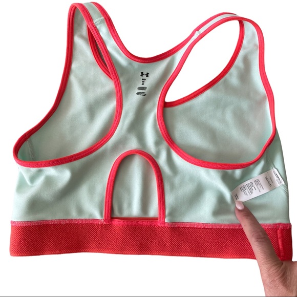 Women's Armour® Mid Keyhole Graphic Sports Bra size M - Picture 5 of 5